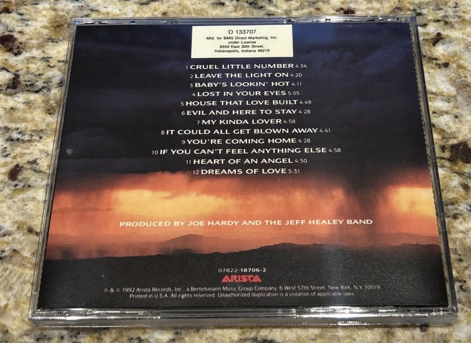 THE JEFF HEALEY BAND- FEEL THIS CD ARISTA 1992 Foto 3 de 3