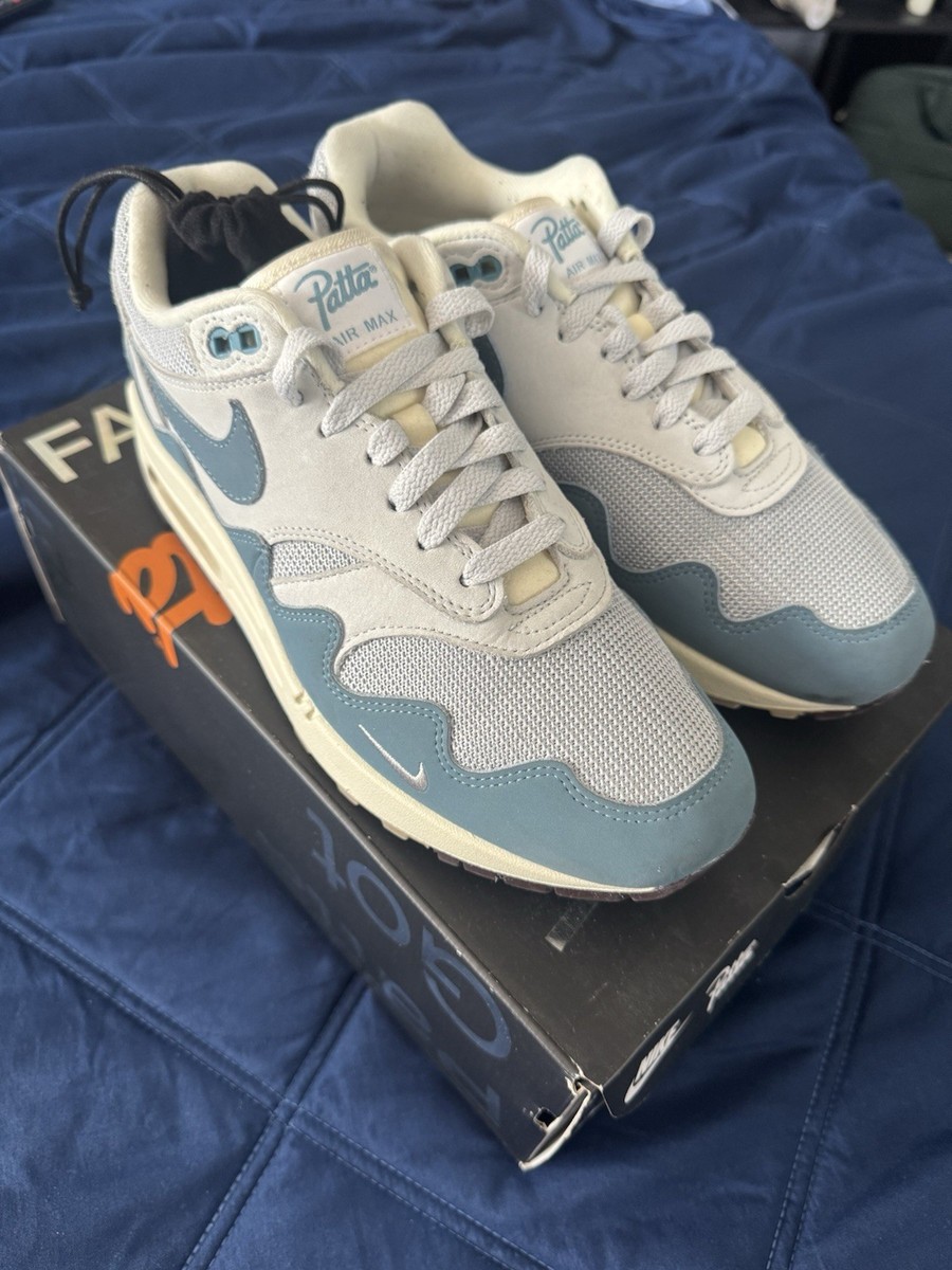 Size 9.5 - Nike Air Max 1 Patta Waves Noise Aqua 195244312887| eBay