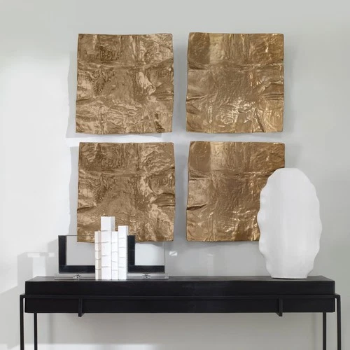 Uttermost Archive Brass Wall Decor - 19 x 19 x 4 - Picture 7 of 7