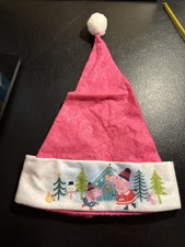 Peppa Pig George Pink Holiday/felt Christmas Hat