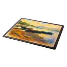 MOUSE MAT - Landing Stage, Trawsfynydd Lake, Gelli Lydan - Vintage Art Style