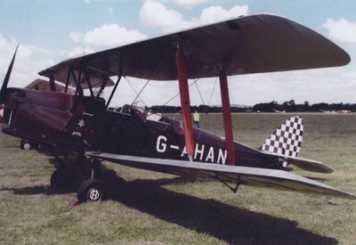 G-AHAN Tiger Moth - Vintage Light Aircraft Photo - Aviation Photograph - G-AHAN