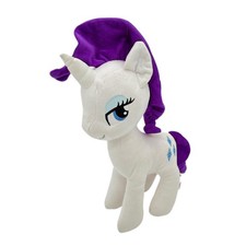 My Little Pony Rarity Plush Toy Stuffed Animal White Purple 11 Inch