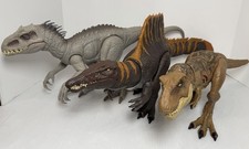 Jurassic Park World Toy Lot T-Rex Indominus Spinosaurus Rebirth Dominion Dinos