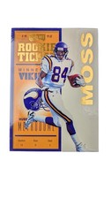 1998 Contenders Randy Moss Gold Rookie Ticket 01/25 #92