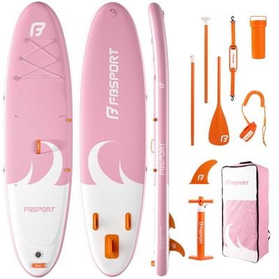 11' Premium Stand Up Paddle Board, Yoga Board with SUP Accessories & Carry Ba...