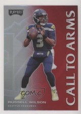 2020 Panini Playoff Call to Arms Red Prizm Russell Wilson #CA-5 0a6