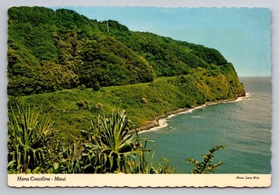 Hana Coastline Maui Hawaii Vintage Unposted Circa 1969 Postcard