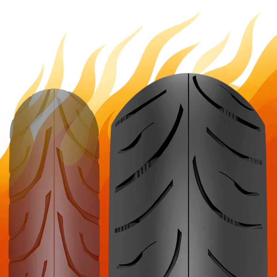 140/70-17 DIABLOS Rear Motorcycle Tire - NEW - BACK TIRE - DOT 2025 - Image 2 of 4