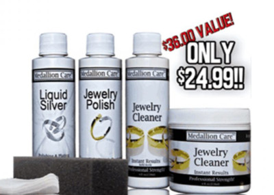 1Silver plating solution - 1polish solution with 1free jewelry cleaner and dippi
