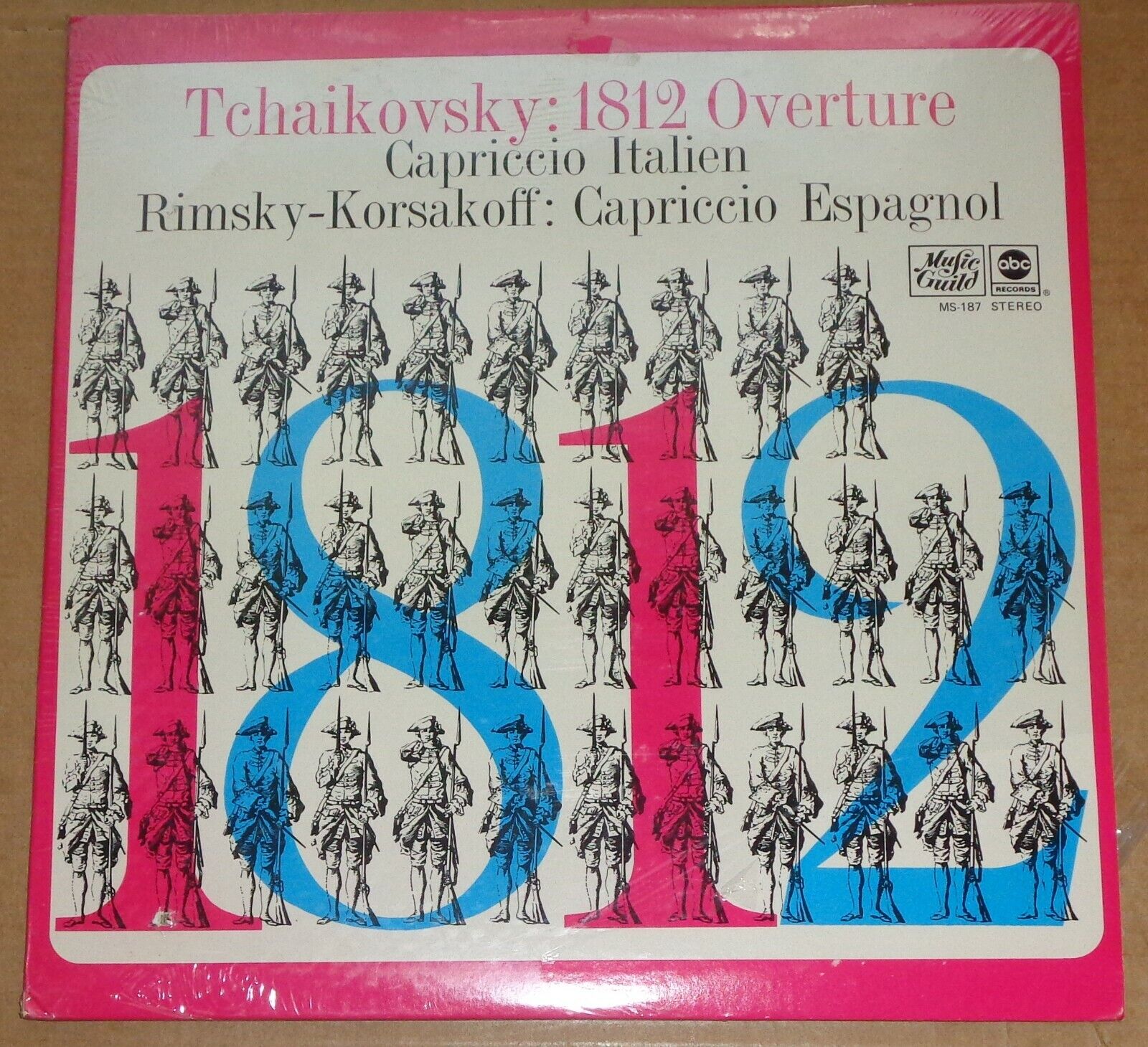 Abravanel TCHAIKOVSKY 1812 Overture, Capriccio Italien Music Guild MS 187 SEALED