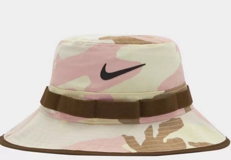 【NIKE】☆ハット☆ Nike Dri-FIT Apex Camo Print Bucket Hat Nike Dri-FIT Apex Camo Print Bucket Hat Coconut & Black Size