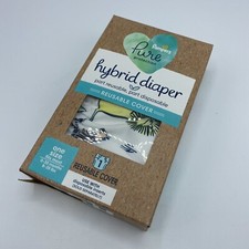 Pampers Pure Hybrid Reusable Cover One Size Fit Most 0-30 Months 8-35lbs