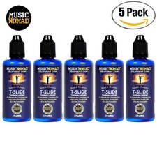 5-PACK Music Nomad MN704 T-Slide Trombone Lubricant 2 oz
