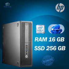 PC DE BUREAU HP 800G2 SFF INTEL I7 RAM 16 Go SSD 256 Go WIN 11 PRO RECONDITIONNÉ