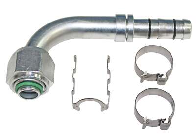 Automotive AC Hose Fitting EZ Clip #8 Female 90 70R8698