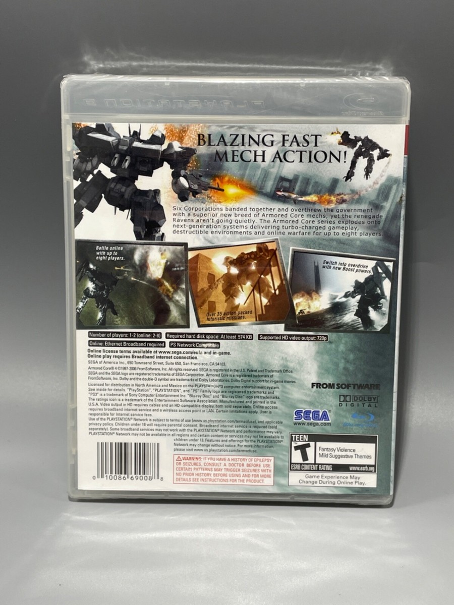 Armored Core 4 (Sony PlayStation 3, 2007) for sale online | eBay