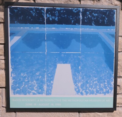 DAVID HOCKNEY RETROSPECTIVE METROPOLITAN MUSEUM OF ART 1988 ART
