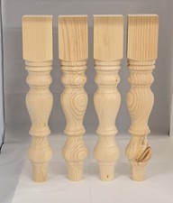 Muebles torneados patas de banco de pino nudoso oriental patas de banco 18""x3""