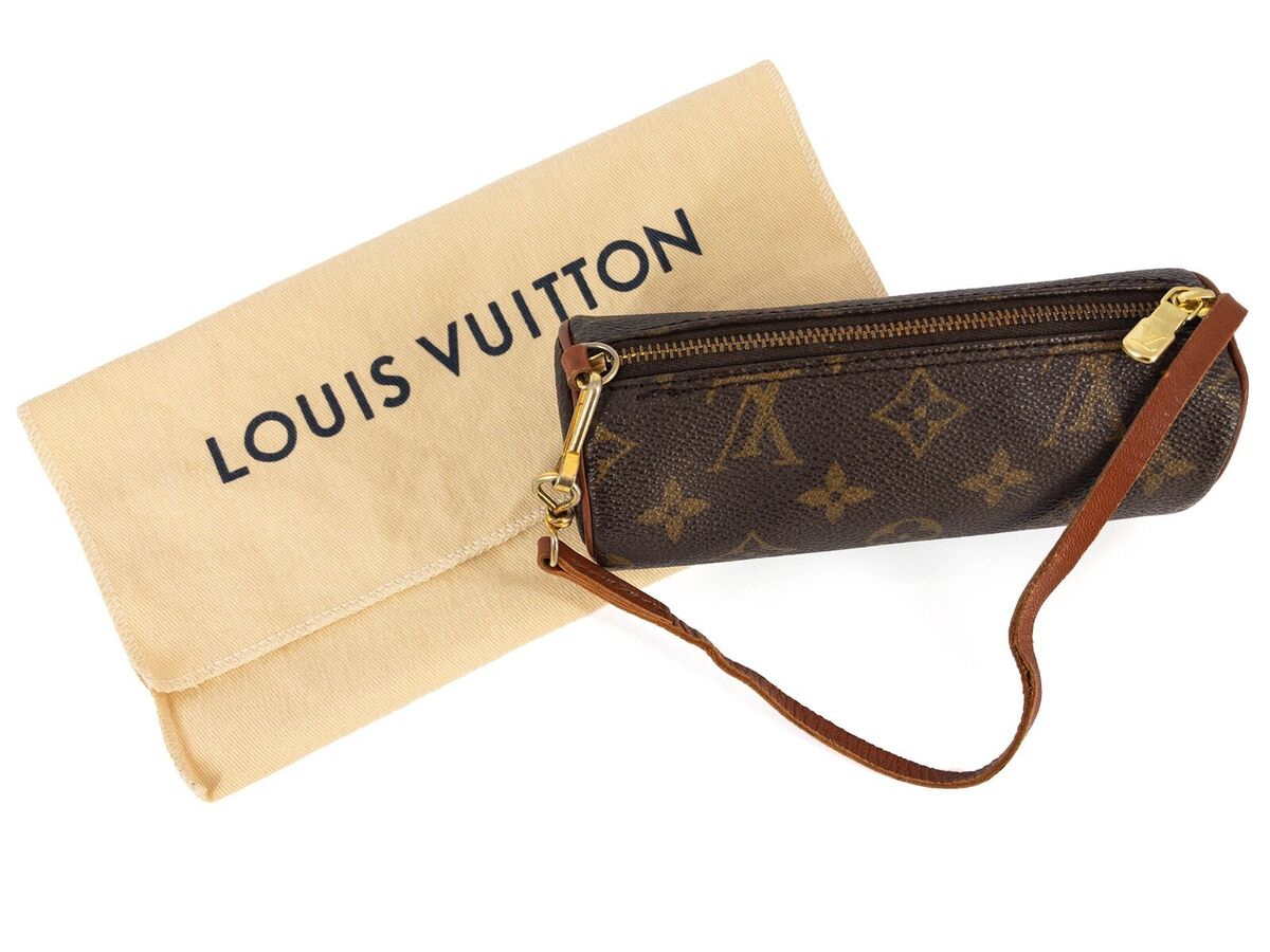 Vintage 1980s Louis Vuitton Monogram Canvas Leather Mini Vintage 1980s Louis Vuitton Monogram Canvas Leather Mini