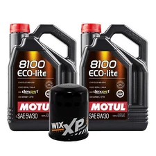 10L Motul 8100 ECO-LITE 5W30 Wix XP Filter Motor Oil Change Kit API SP-RC