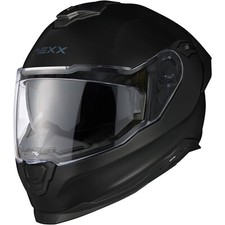 NEXX Y.100R Full black schwarz matt Integralhelm ECE 22.06 XL 61/62