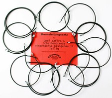 Bremsleitungssatz Opel Zafira A Scheibenbremse Hinterachse passgenau 12 Teilig