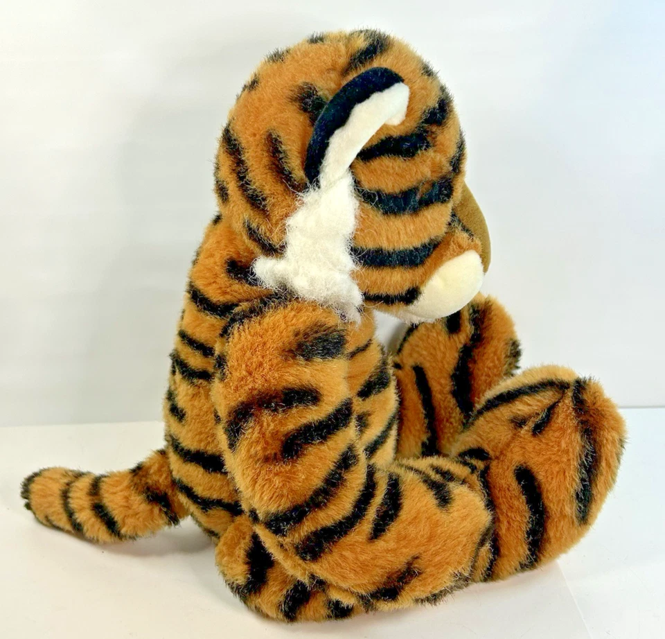 Peluche de colección Russ Berrie & Co cosquillas tigre de Bengala 16" con peso Foto 3 de 4