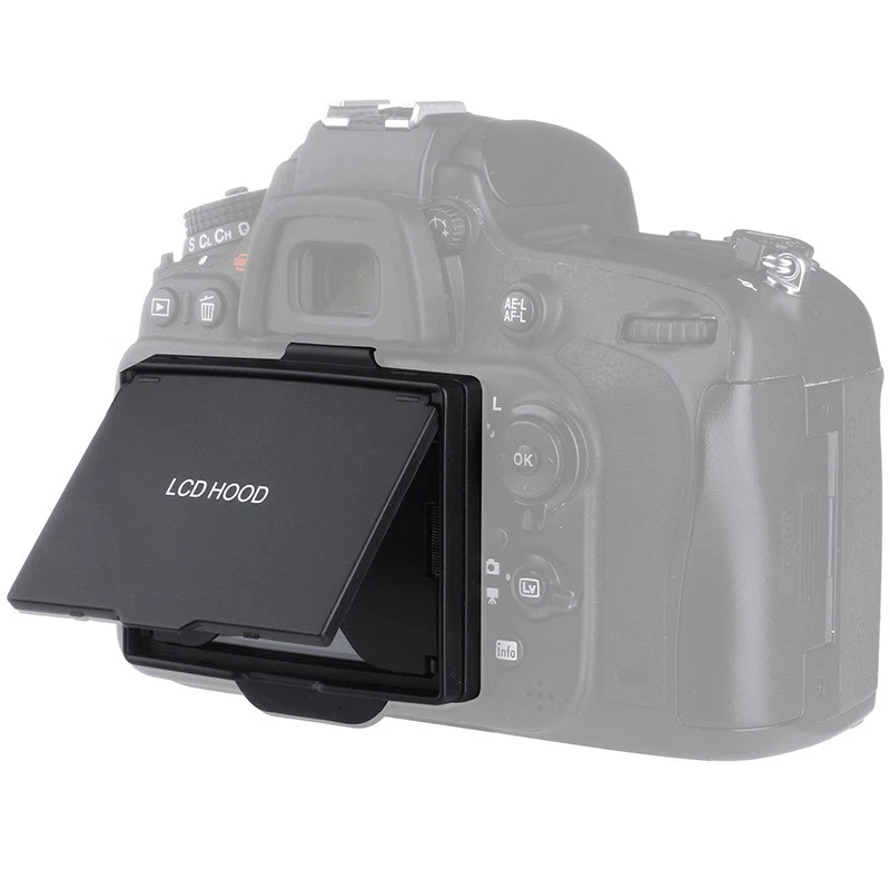 Bindpo Paraluce per Fotocamera, Schermo per Monitor LCD della Fotocamera Paraluce Pieghevole Parasole Copertura Protettiva Antivibrante AntiGraffio per Nikon Bindpo Paraluce per Fotocamera, Schermo per Monitor LCD della Fotocamera Paraluce Pieghevole Parasole Copertura Protettiva Antivibrante AntiGraffio per Nikon