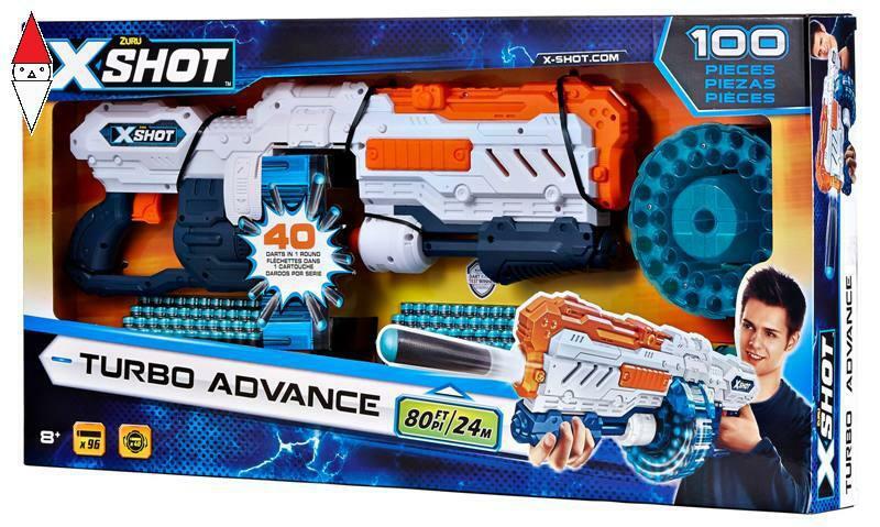ZURU X-SHOT EXCEL FUCILE TURBO ADVANCE CON 96 DARDI