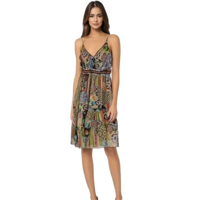 Vintage Y2K Breakin Loose Babydoll Dress Womens 9 10 Flowy Boho Festival  Floral | eBay