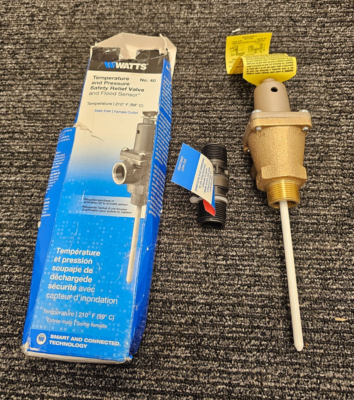 #ad #ad Watts 810N01 Temperature Pressure Safety Relief Valve Flood Sensor 3 4 40XL 5 $142.13