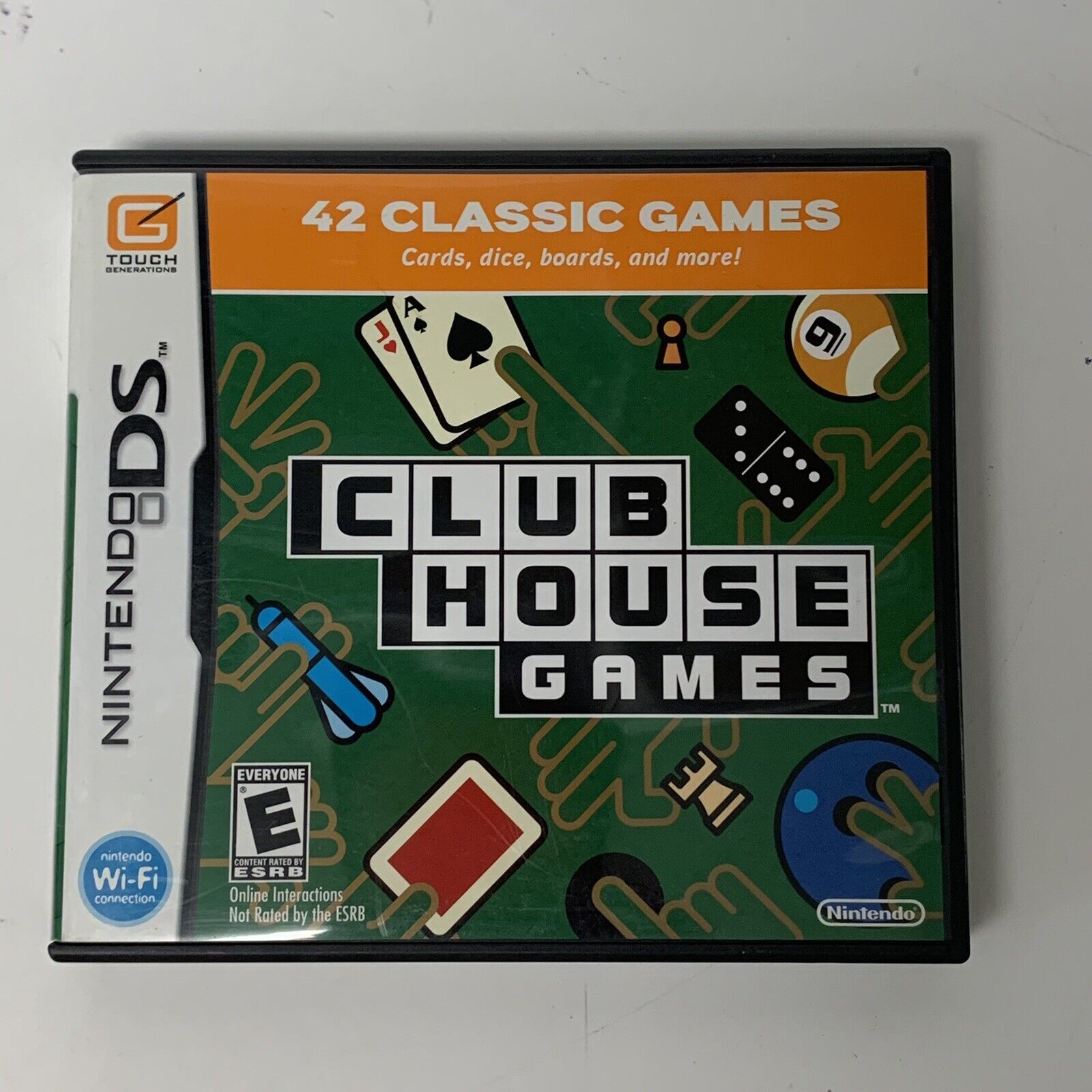 Clubhouse Games DS Cartridge 42 Different Card Games Board 