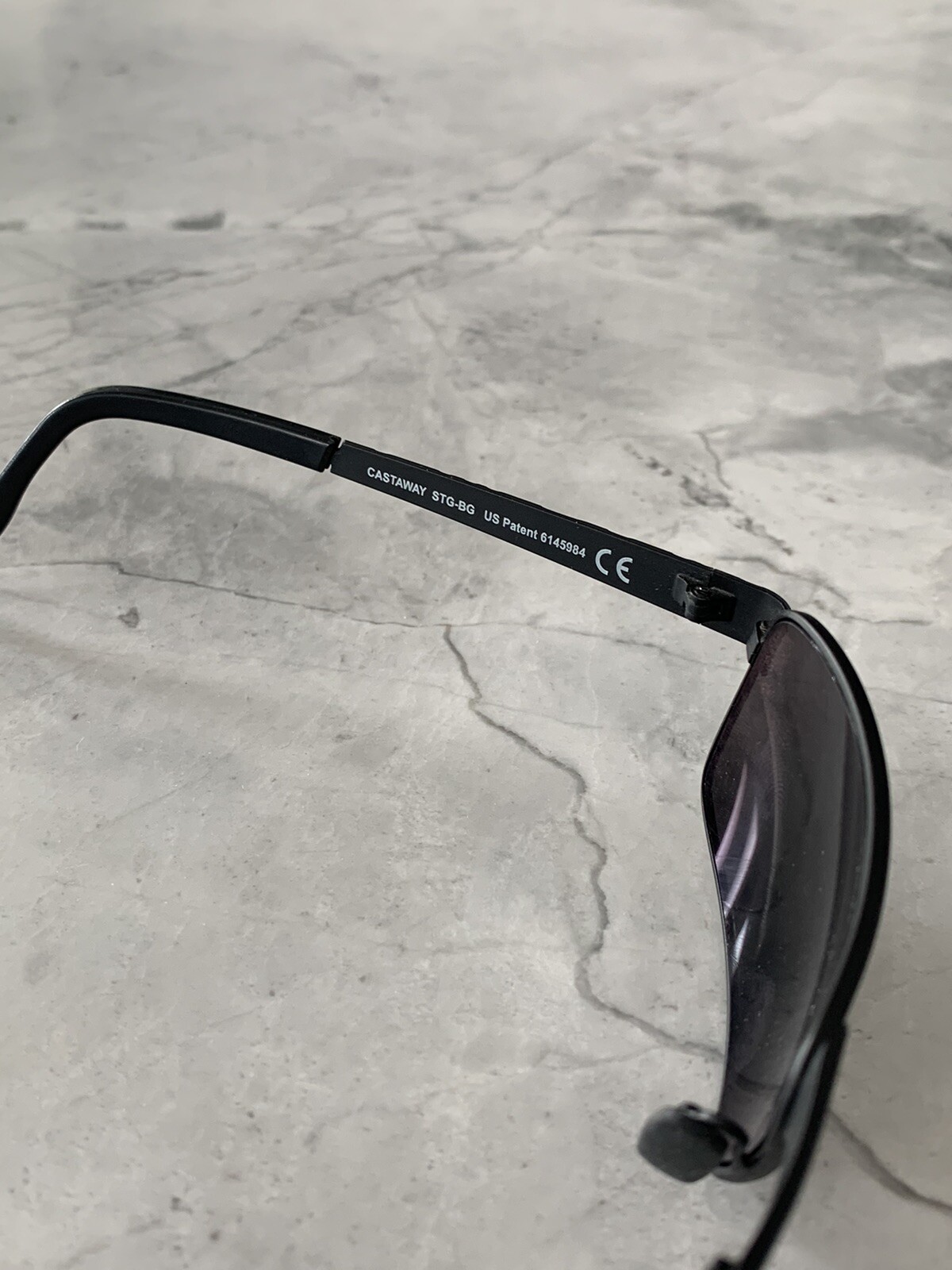 Maui Jim Castaway MJ 18702M Rectangle Black Sunglasses Polarized Gray