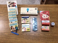 Lot Of 110 Flashbulbs in open boxes AG1B AG1 M2B Flash Cubes Super 10