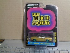 greenlight 1/64 hollywood The Mod Squad 1971 Dodge Challenger 340 Green Machine!