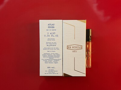 NEW EX NIHILO ATLAS FEVER 2ML SAMPLE NATURAL SPRAY MADE IN FRANCE