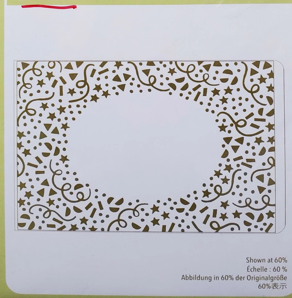 Carpeta de estampado de impresiones texturizadas CONFETTI Sizzix Big Shot Foto 2 de 3