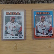 2024 Topps Heritage - White Border #221 and base #221 Jeimer Candelario