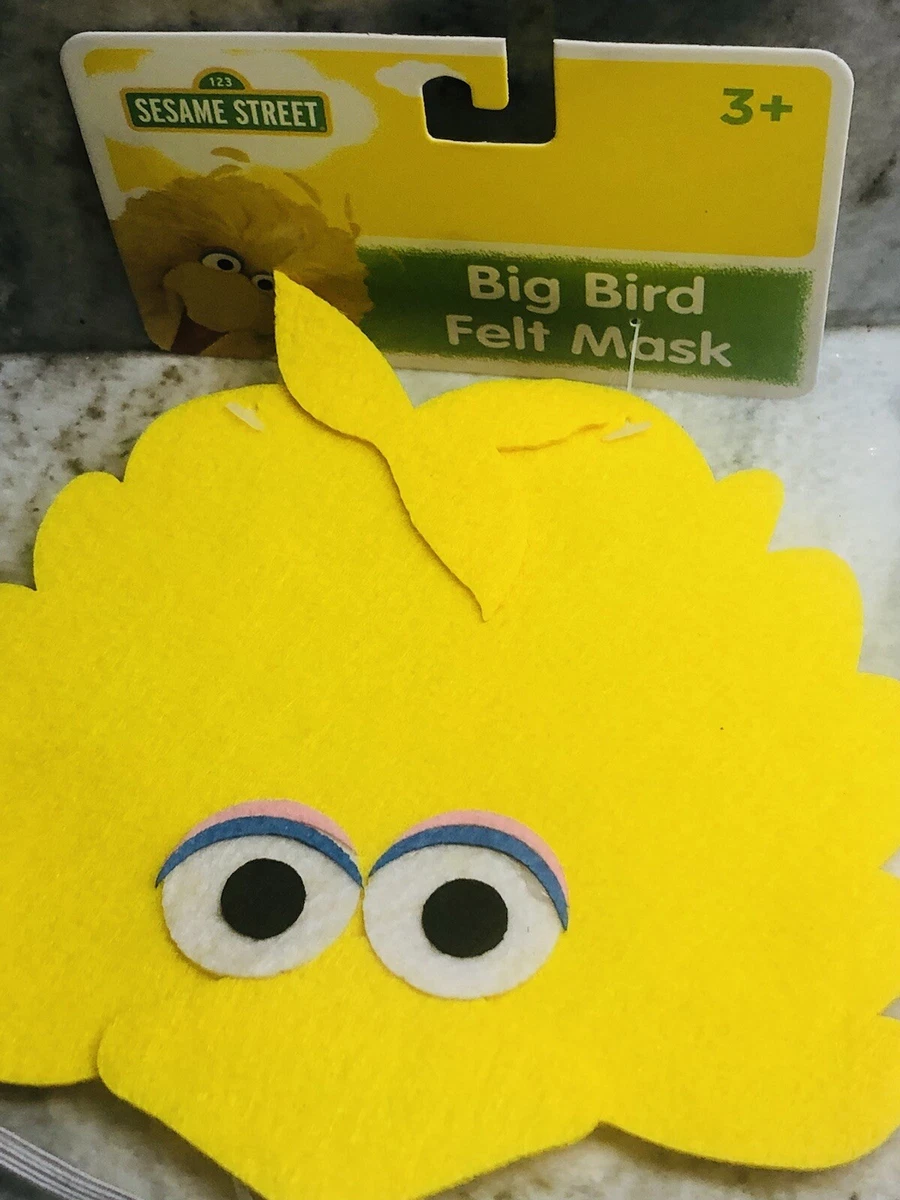 ShipN24Hours. New-Sesame Street “Big Bird”. Felt Mask.3+. | eBay