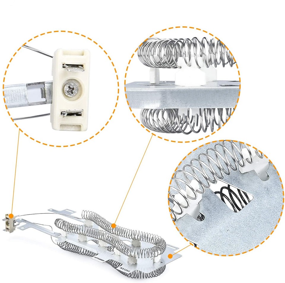 Dryer Repair Kit Compatible With Whirlpool Models Wed87hedw1, Wed9450ww1, Wed5700xw0, Wed5500xw0