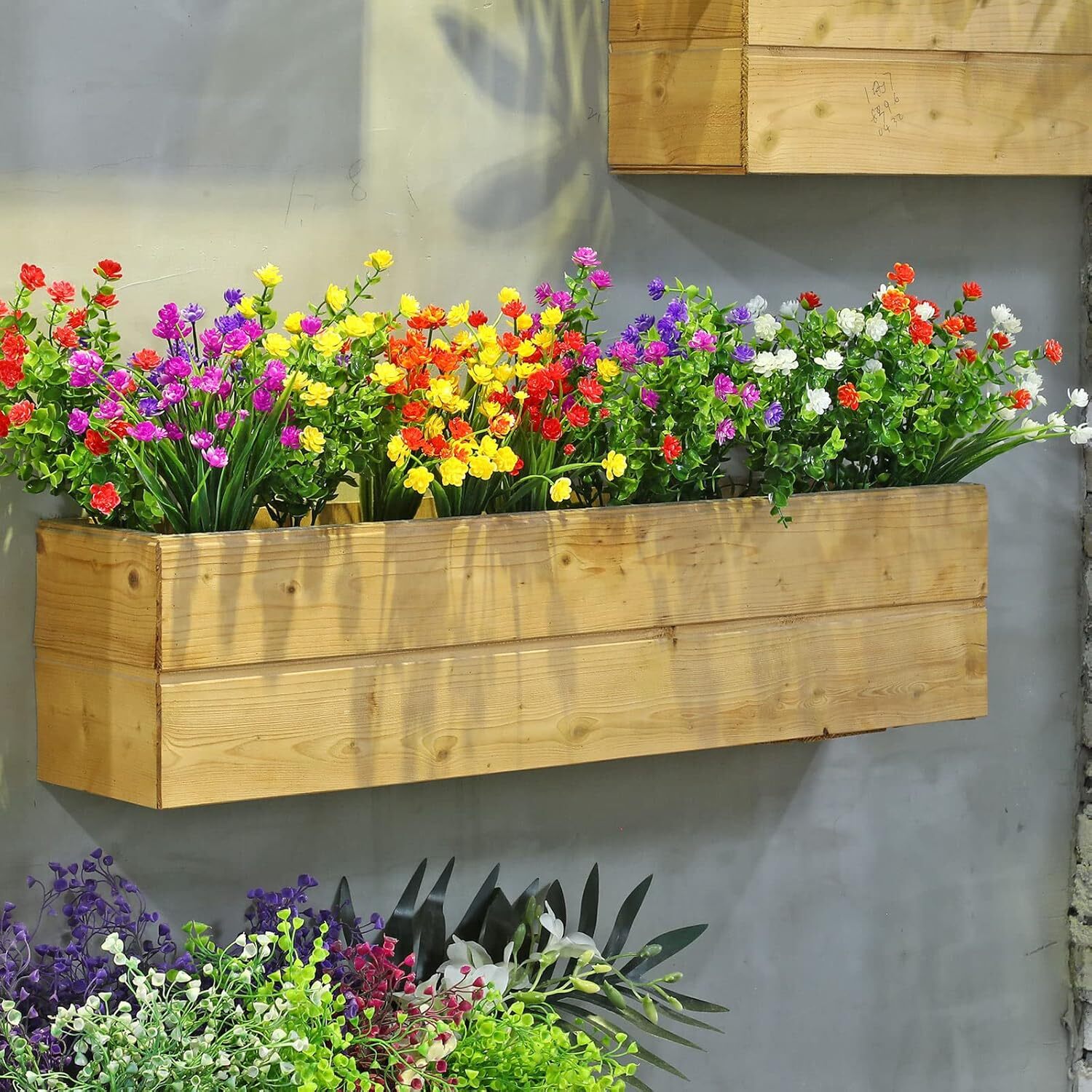 Outdoor Artificial Flower,UV Resistant Simulation Plastic Flower