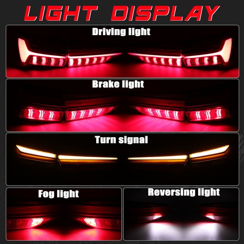 Left+Right Side Outer+Inner Rear Tail Light Lamp For Audi A6 C8 2019-2023 LED - Picture 2 of 13