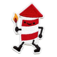 Happy Pétard Patch Brodé à Repasser