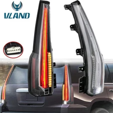 Transparent LED Tail Lights Rear Lamps For 2015-2020 GMC Yukon Cadillac Style