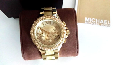 Michael Kors MK5902 Damen-Armbanduhr Camille goldfarben Neuwertig