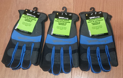 Lot of 3: Forney Mechanic Workwear Gloves Size XXL (2XL) Automotive (3 Pairs)
