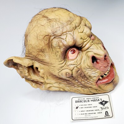 1992 Bram Strokers Dracula w/Hair Morris Costumes Mask Brand New Original Stock