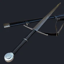 Swordier  54"  12th  Century  European  Long  Sword  With  Disc  Shape  Pommel