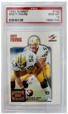 1995 Summit Brett Favre card #193 graded PSA 10 card POP 10